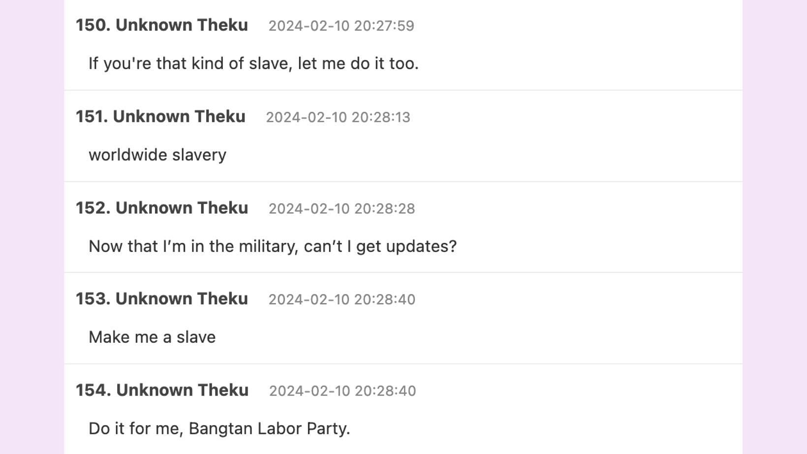 Netizens react to the claims of North Korean media. (Image via Theqoo & Google Translate)